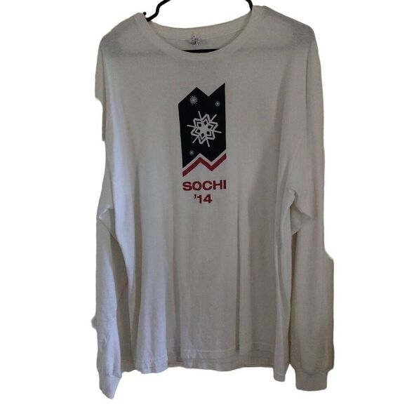 SOCHI Winter Olympics T-shirt, XL, Longsleeve - Picture 2 of 4